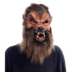 GENERICO - Máscara Hombre Lobo Alfa - La Casa de las Bromas