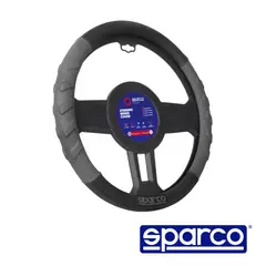 SPARCO - FUNDA TIMON CUERO PLOMONEGRO SPC1117GR