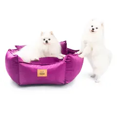 GENERICO - CAMA PREMIUM HEXAGONAL TALLA XL - MORADO