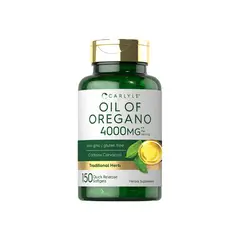 GENERICO - Aceite de orégano 4000 Mg - Carlye 150 cápsulas blandas