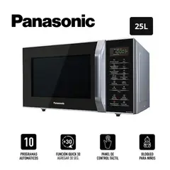 PANASONIC - Horno Microondas 25 Litros Silver