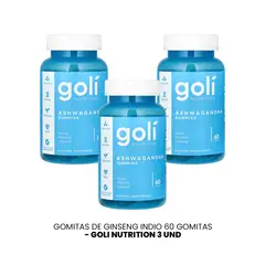 GENERICO - Goli Ashwagandha Gummies - 60 gomitas 3 Uni