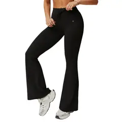 ALPHA FIT - Leggings Flare Palazo - Malla deportiva mujer - Leggins mujer