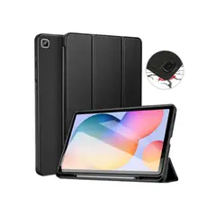CASE - Funda Para Samsung Galaxy Tab S6 Lite 10.4 COLOR NEGRO SMART COVER