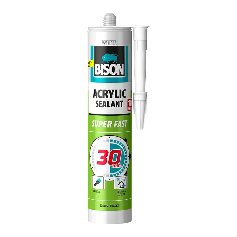 ACRYLIC WHITE 30 MIN CQ 300ML*12