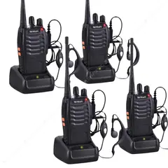OEM - Radio Portatil Walkie Talkie Comunicación Eventos Vigilancia x 04 Unidades