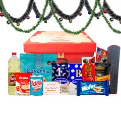 GENERICO - CANASTA NAVIDEÑA SANTA CLAUS