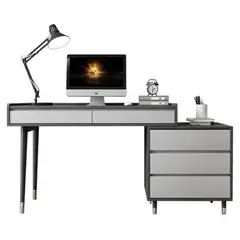 GENERICO - Escritorio con Cajonera Moderna Subram - Vaquita Home