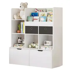 GENERICO - Estante Infantil Multiusos Markus con 2cj con ruedas - Vaquita Home