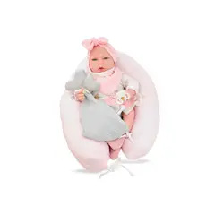 MUÑECAS REBORN - Berjuan Sweet Reborn mecanismo lloro Interactivo rosa 50cm