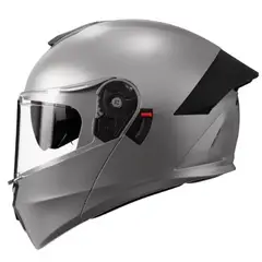 UNIVERSAL - CASCO MOTO CES ABATIBLE GRIS MATE DOT ECE JIS