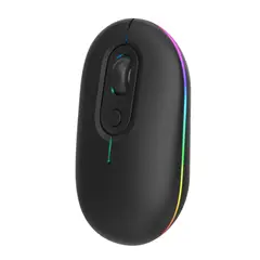 SEISA - Mouse Inalámbrico DN-N615 – 2.4 G + Bluetooth, Recargable
