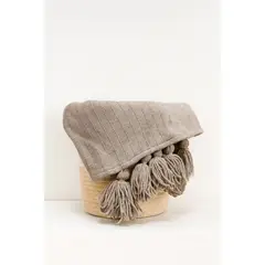 ZALMOHADAS - Manta Boreal Marrón Jaspeado 200 × 150 cm