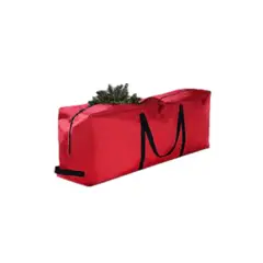 GENERICO - Maleta Funda para Árbol Navidad Organizador Rojo Grande Decoraline