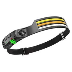 GENERICO - Linterna Frontal LED Recargable con Sensor de Movimiento y Luz 270°