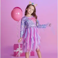 GENERICO - VESTIDO  PARA NIÑA DE SIRENA