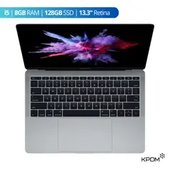APPLE - Laptop MacBook Pro 2017 i5 8GB 128GB 13.3" Seminuevo Gris Espacial Grado A