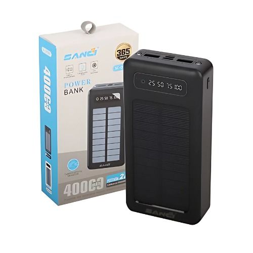 Batería Portátil 40000mah Con Carga Solar Múltiples Salidas