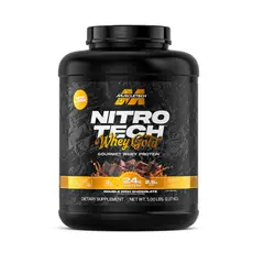 MUSCLETECH - NitroTech Whey Gold 5 LB Proteina - Double Rich Chocolate