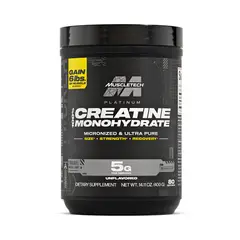 MUSCLETECH - Creatina - Creatina Platinum 400 g MICRONIZADA Y MONOHIDRATADA
