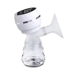 BABYPAL - Extractor de Leche S005 Eléctrico 2 en 1 con Biberón Blanco