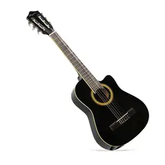 GENERICO - AYMARA GUITARRA ACUSTICA CUERDAS NYLON NEGRO INCLUYE FUNDA
