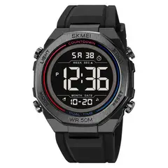 SKMEI - Reloj Hombre Iron Digital Dual Deportivo Multifunción 2513