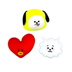 GENERICO - Pack 3 Almohada Cojín Bts Bt21 Tata Chimmy RJ