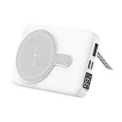 HOGUO - - Powerbank Magnético inalámbrico Carga Rápida LED PD20W+15W 10000mAh