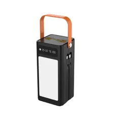 HOGUO - - Powerbank 22,5 W LED Carga Rápida 500000mAh con Linterna con cables