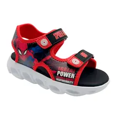 MARVEL SPIDEY - Sandalias Niño Playera Spiderman Rojo Luces
