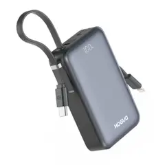 HOGUO - - Mini Powerbank 10000mAH LED Carga Rápida 22,5 W USB-C y Lightning