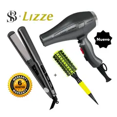 LIZZE - PLANCHA 480F Y SECADORA 2400W CABELLO EXTREME + C MIXTO CAYETANA