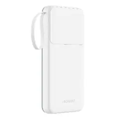 HOGUO - - Power Bank 22,5 W LED Carga Rápida 10000mAh ccables - Blanco