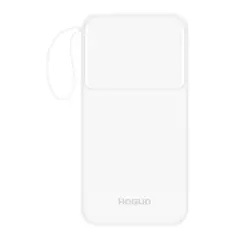 HOGUO - Powerbank 22.5 W Display LED Carga Rapida 20000mAh ccables - Blanco