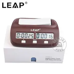 LA CASA DE AJEDREZ - Reloj de Ajedrez Digital LEAP PQ9907S con Bonificación y Retardo
