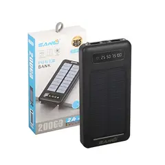 SANC - Power Bank Solar 20000mah Sc-dy7556 Con 4 Salidas Y Luz Led