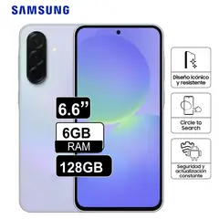 SAMSUNG - Celular Galaxy A36 128GB 6GB RAM - VIOLETA CLARO