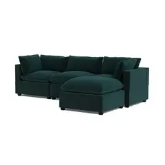 GENERICO - Sofá 3 Cuerpos Rennes + Banqueta de Regalo