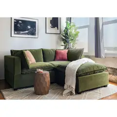 GENERICO - Sofá 2 Cuerpos Rennes + Banqueta de Regalo