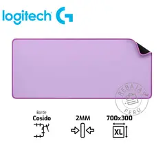 LOGITECH - Pad Mouse Desk Mat XL Lavanda Grande Antideslizante
