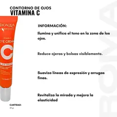 BIOAQUA - PACK 2 CONTORNO DE OJOS VITAMINA C REJUVENECEDOR 20G
