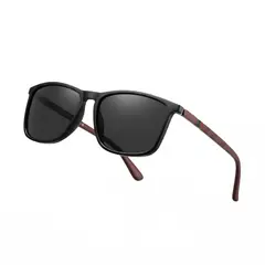 GENERICO - Lentes de sol Polarizados Unisex uv400 Verano negro marron