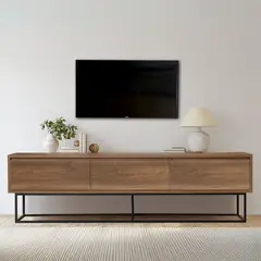 GENERICO - Mesa de TV 75 Everdeen Espresso Coricha Home