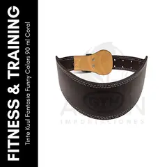 GENERICO - Cinturón Cuero Importado Para Levantar Pesas - GYM