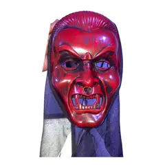 GENERICO - Máscara de Vampiro Rojo de Terror Halloween Fiesta
