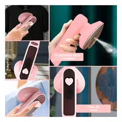 GENERICO - Pack12 Alisador de Tela en Corazon de Color Rosado