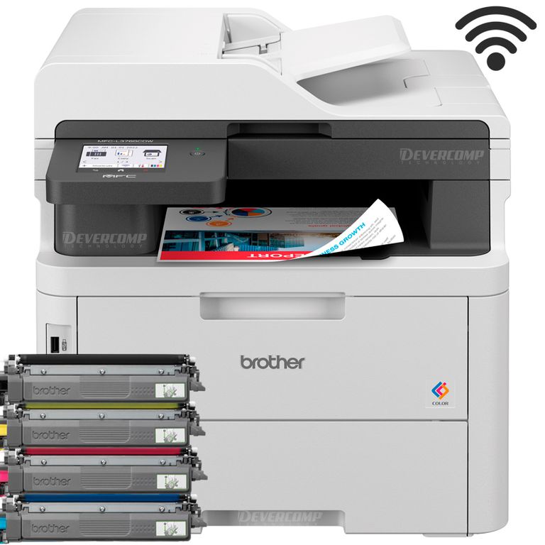 Impresora MFC-L3760CDW Multifuncional Laser Color Wifi