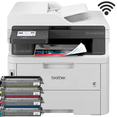 BROTHER - Impresora MFC-L3760CDW Multifuncional Laser Color Wifi