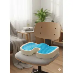 BENICE - COJIN DE ASIENTO VISCOELASTICO CON GEL FRIO Y MALLA